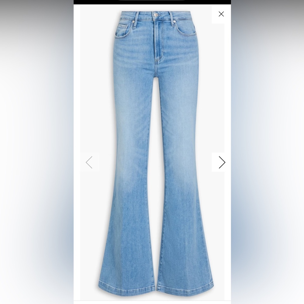 Paige Genevieve mid rise flare jean size 31
